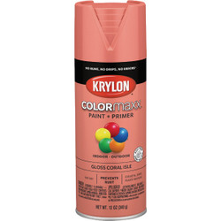 Krylon ColorMaxx 12 Oz. Gloss Spray Paint, Coral Isle K05514007