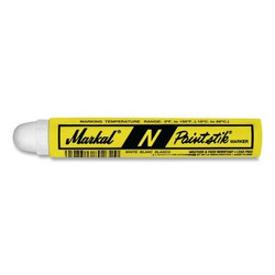 N Paintstik Solid Paint Marker, 11/16 in x 4.75 in L, White