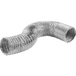 Lambro 4 In. x 20 Ft. Clothes Dryer Transition Foil Flex Duct 498-20 Pack of 6