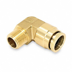 Parker Fitting,3/8",Brass,Push-to-Connect 169PTCNS-6-6