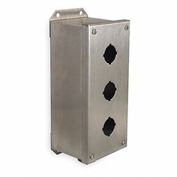 Schneider Electric Pushbutton Enclosure,10.24 in. H,304 SS 9001KYSS3