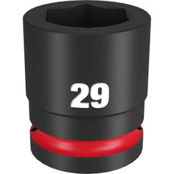Milwaukee Tool Standard Impact Socket,Steel,29 mm 49-66-6367