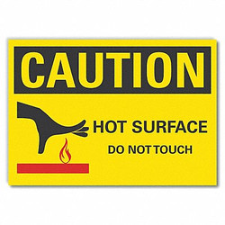 Lyle Caution Sign,7inx10in,Non-PVC Polymer LCU3-0147-ED_10x7