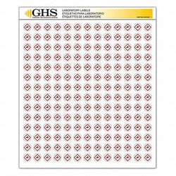 Ghs Safety Label,Gloss Paper,Exploding Bomb,PK1820 GHS1227