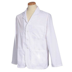 Fashion Seal Lab Coat,S,White,28-1/2 In. L 125 S