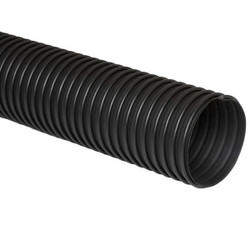 Flexaust Co Ducting Hose,25 ft L,Black 3510007525