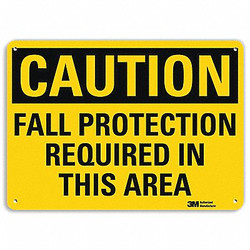 Lyle Safety Sign,7 in x 10 in,Aluminum  U4-1300-RA_10X7