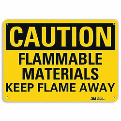 Lyle Safety Sign,7 in x 10 in,Aluminum  U4-1312-RA_10X7