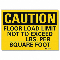 Lyle Safety Sign,5inx7in,Reflective Sheeting  U4-1315-RD_7X5
