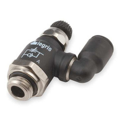 Legris Flow Control Valve,6mm PTC,1/4" BSPP  7040 06 13