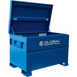 Global Industrial Jobsite Chest 28 Cu. Ft. Steel Blue