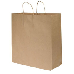 Sim Supply Shopping Bag,Merchandise,Brown,PK200  87148