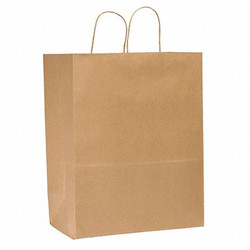 Sim Supply Shopping Bag,Merchandise,Brown,PK250  87127