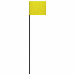 Hy-Ko Marking Flag,Yellow,Solid Pattern,PK25 SF-21/YL