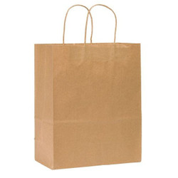 Manufacturer Varies Shopping Bag,Merchandise,Brown,PK250 87124