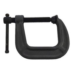 Westward C-Clamp,Gray,1-1/2 in Throat D. 806ET3