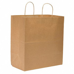 Sim Supply Shopping Bag,Merchandise,Brown,PK200  87145