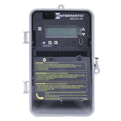 Intermatic Electronic Timer, Gray, Plastic ET2115CP