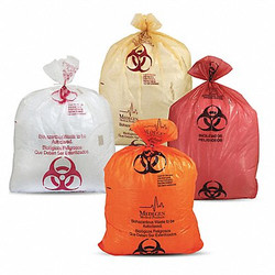 Medegen Medical Products Autoclavable Biohazard Bags,44 gal,PK100 5023