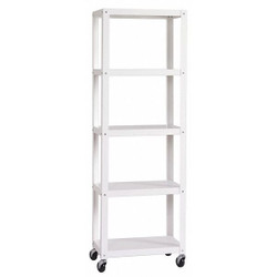 Space Solutions Bookcase,72 in H,White 21753