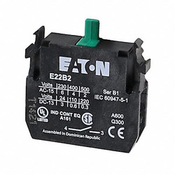 Eaton Cutler-Hammer Contact Block,1 No Contact  E22B2