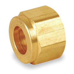 Parker Double Ferrule Nut,Brass,A-LOK,5/8In 10NU10-B