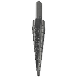 Vari-Bit Step Drill Bit, #1, 1/8 in to 1/2 in, 13 Steps