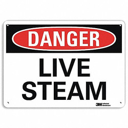 Lyle Danger Sign,10 in x 14 in,Aluminum  U3-1756-RA_14X10