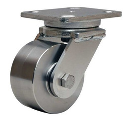 Hamilton Standard Plate Caster,Swivel,850 lb. S-WHS-4SB