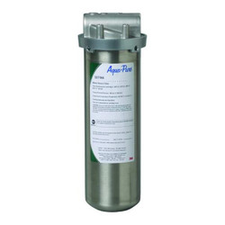 3m Aqua-Pure Filter Housing,12" H,4 1/8" Dia,Silver 5592001