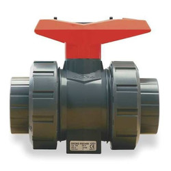 Gf Piping Systems CPVC Ball Valve,Union,Socket/FNPT,3/8 in 163546341