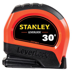 Stanley Tape Measure,Steel,1 in W blade,30 ft STHT30819S
