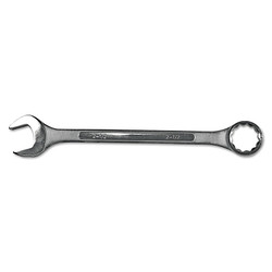 Combination Wrench, 9/16 in Opening, 10-11/16 OAL, 12-Point, Nickel Chrome Plated Finish