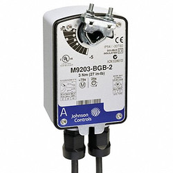 Johnson Controls Actuator, Damper, 27 in-lb, 24V AC M9203-GGA-2