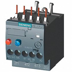 Siemens OverloadRelay, IEC, Thermal, Auto/Manual 3RU21160AB0