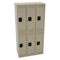 Tennsco Wrdrb Lckr,2x3Lckr,Sand,72"x36"x18",Assm DTS-121836-CSD