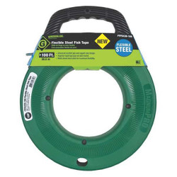 Greenlee Fish Tape,Flexible Steel,100 ft. FTFS439-100