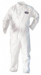 KIMBERLY-CLARK PROFESSIONAL 49002  KLEENGUARD A20 Coveralls, Medium, White Pack of 24