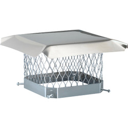 Shelter 9 In. x 13 In. Stainless Steel Single Flue Chimney Cap SCSS913