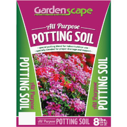 Gardenscape 8 Lb. All Purpose Indoor & Outdoor Potting Soil GPS8B