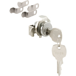 Defender Security Satin Nickel Threaded Spring Clip Mailbox Lock S 4573