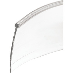 Prime-Line 1-5/16 In. x 36 In. Clear Star Insert Shower Door Bottom Sweep M 6227