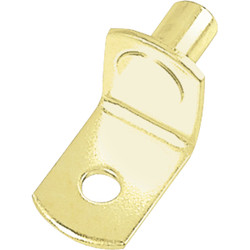 Knape & Vogt 346 Series 1/4 In. Brass Steel Shelf Support 346 BR Pack of 100