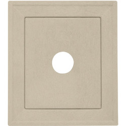 Ply Gem 7-1/4 In. x 8-1/8 In. Tan Vinyl Mounting Blocks UNIBLOCK A7