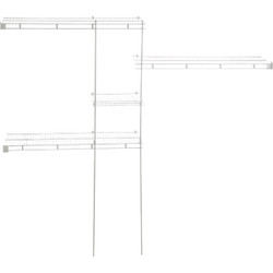 ClosetMaid 5 Ft. to 8 Ft. Shelf and Rod Closet System 162800