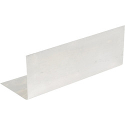 Amerimax 4 In. x 8 In. Mill Aluminum Pre-Bent Step Flashing 68708BX Pack of 100
