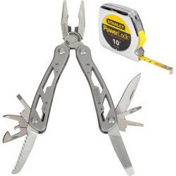 Stanley 33-115 12-IN-1 Multi-Tool W/ PowerLock Pocket Tape Measure