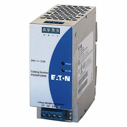 Eaton DC Power Supply,24VDC,2.50A,50/60 Hz PSG60F24RM