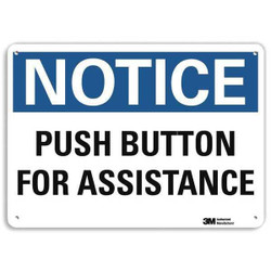 Lyle Notice Sign,7 inx10 in,Plastic  U5-1473-NP_10X7