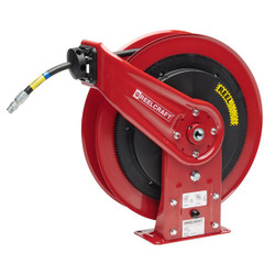 Reelcraft Spring Return Hose Reel,1/2" MNPT,50 ft RS7850 OMP